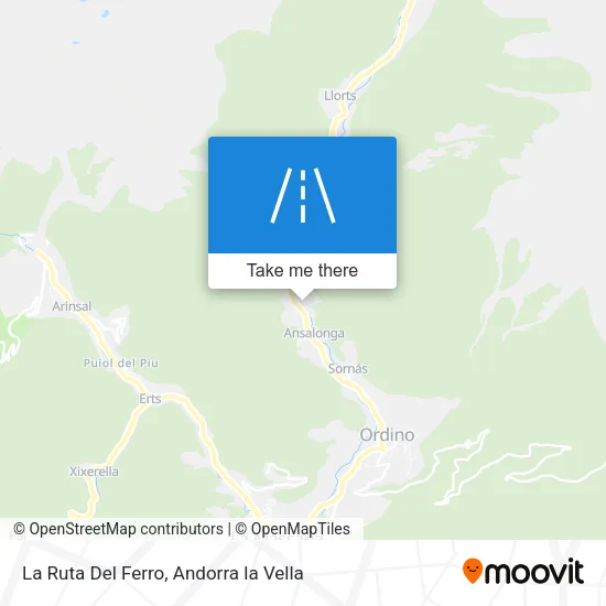La Ruta Del Ferro map