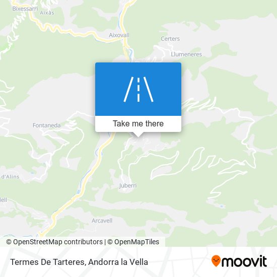 Termes De Tarteres map