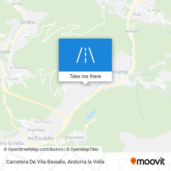 Carretera De Vila-Beixalis map