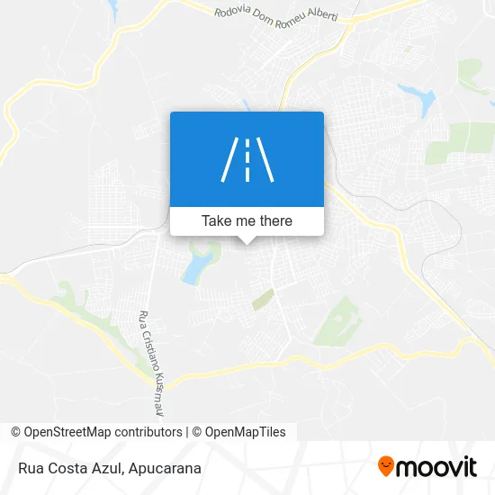 Rua Costa Azul map