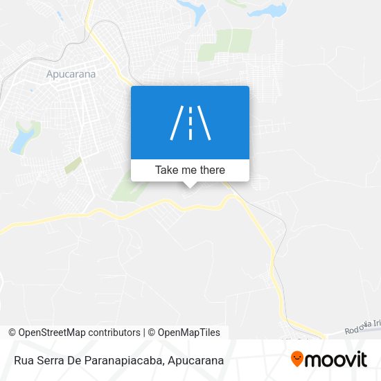 Rua Serra De Paranapiacaba map