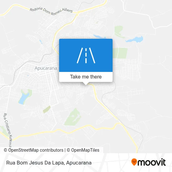 Rua Bom Jesus Da Lapa map