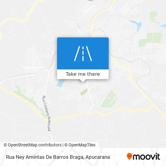 Mapa Rua Ney Amintas De Barros Braga