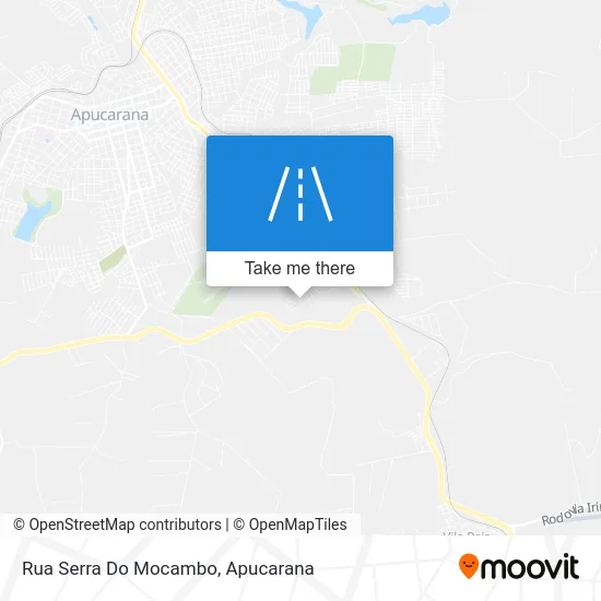 Rua Serra Do Mocambo map