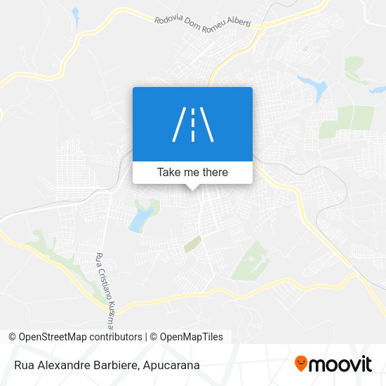 Rua Alexandre Barbiere map