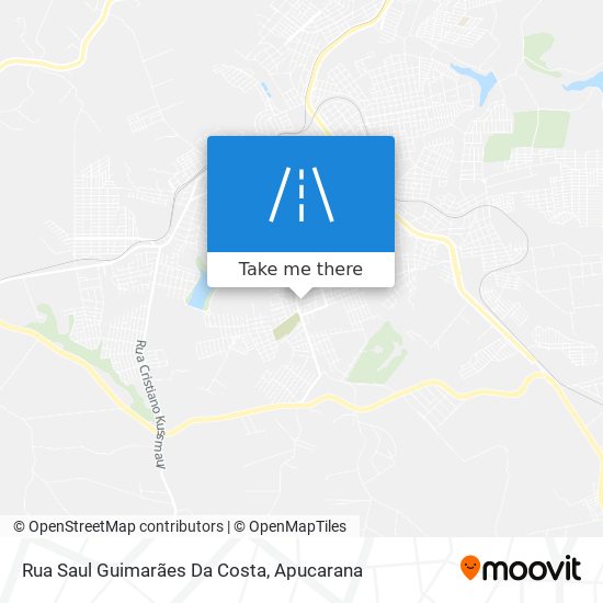 Mapa Rua Saul Guimarães Da Costa