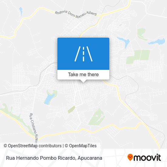 Rua Hernando Pombo Ricardo map
