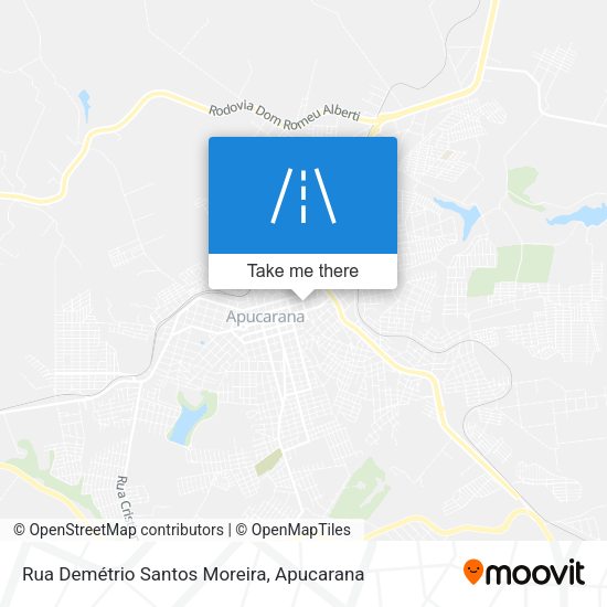 Rua Demétrio Santos Moreira map