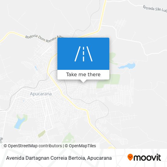 Mapa Avenida Dartagnan Correia Bertoia