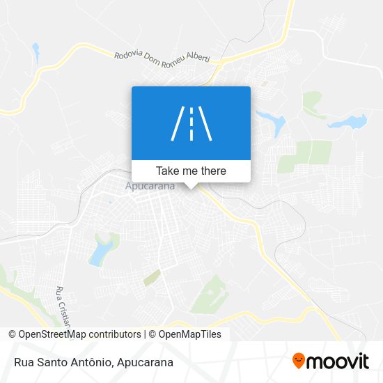 Rua Santo Antônio map