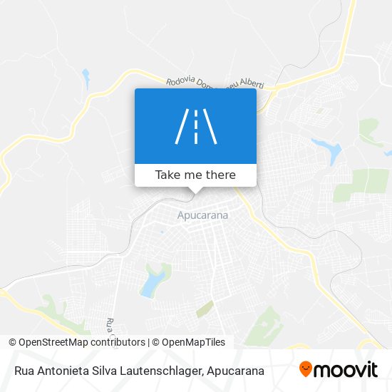 Rua Antonieta Silva Lautenschlager map