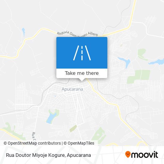 Rua Doutor Miyoje Kogure map