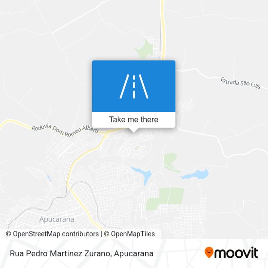 Rua Pedro Martinez Zurano map