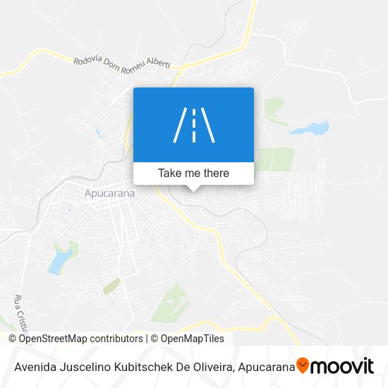 Avenida Juscelino Kubitschek De Oliveira map