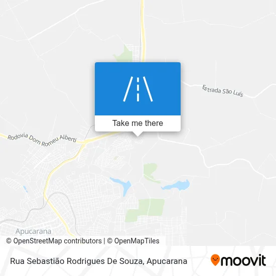 Rua Sebastião Rodrigues De Souza map