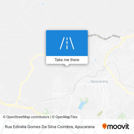 Rua Edinéia Gomes Da Silva Coimbra map