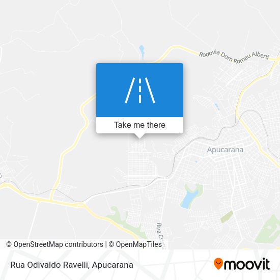 Rua Odivaldo Ravelli map