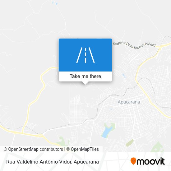 Rua Valdelino Antônio Vidor map