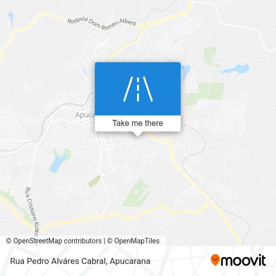 Rua Pedro Alváres Cabral map