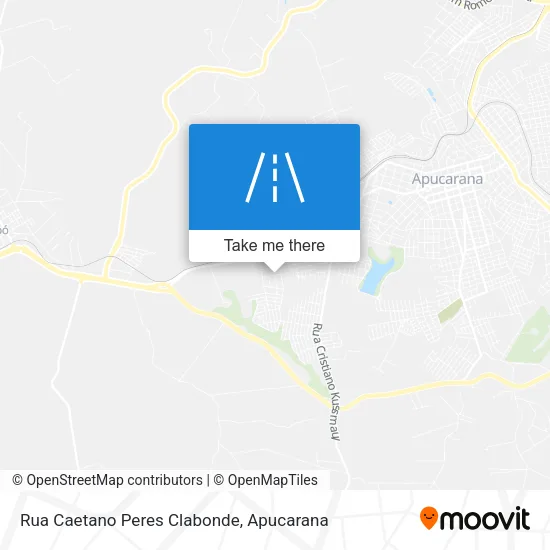 Rua Caetano Peres Clabonde map