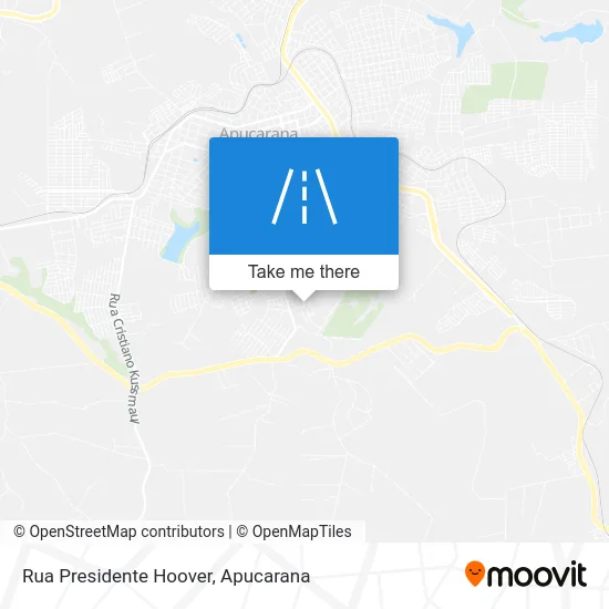 Rua Presidente Hoover map