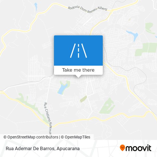 Rua Ademar De Barros map