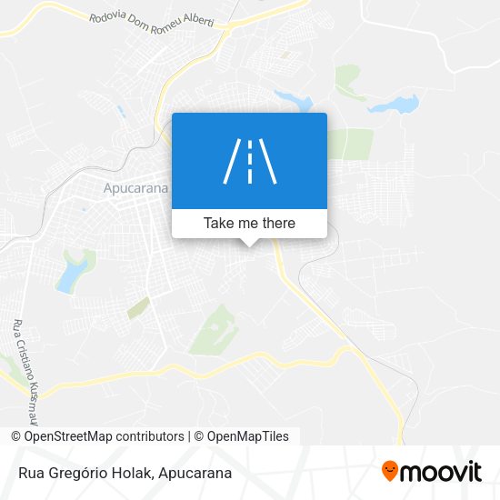 Rua Gregório Holak map