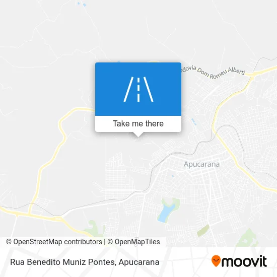 Rua Benedito Muniz Pontes map