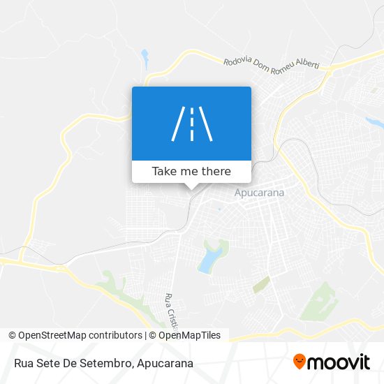 Mapa Rua Sete De Setembro