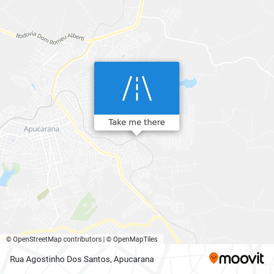 Rua Agostinho Dos Santos map