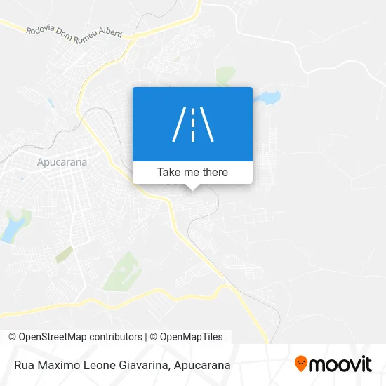 Rua Maximo Leone Giavarina map