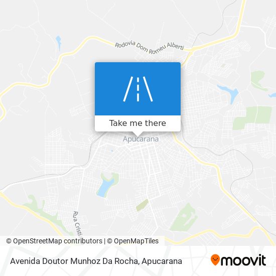 Mapa Avenida Doutor Munhoz Da Rocha