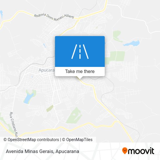 Avenida Minas Gerais map