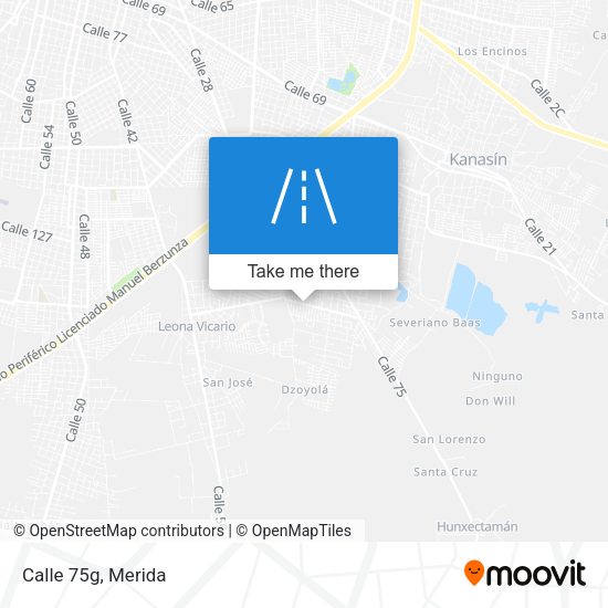 Calle 75g map