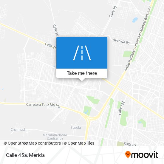 Calle 45a map