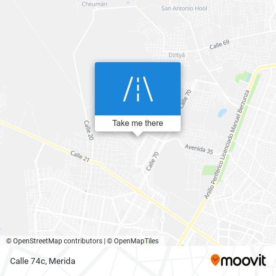 Calle 74c map