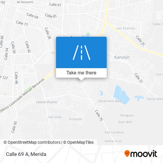 Calle 69 A map