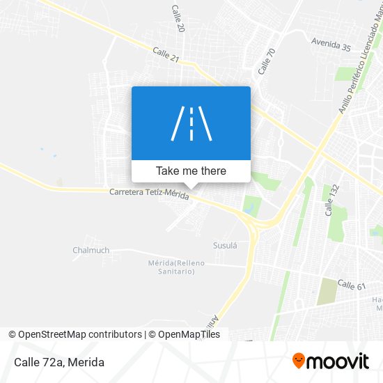 Calle 72a map