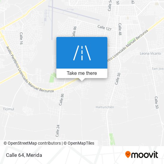 Calle 64 map