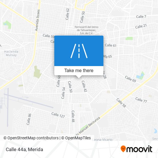 Calle 44a map