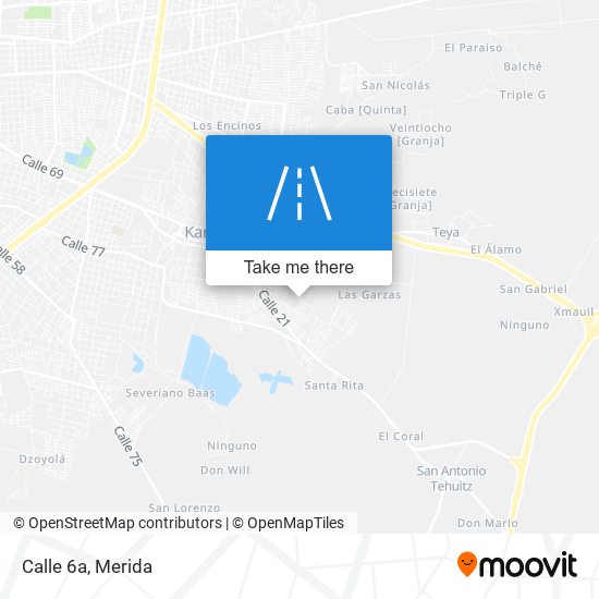 Calle 6a map