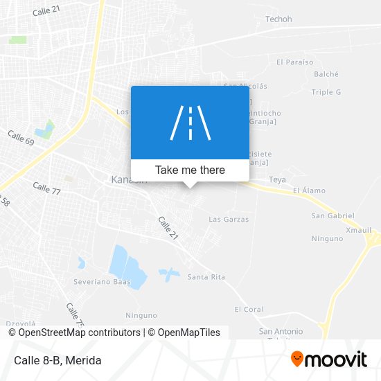 Mapa de Calle 8-B