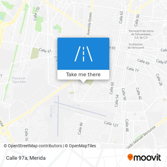 Calle 97a map