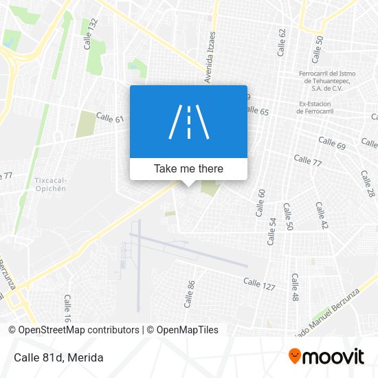 Calle 81d map