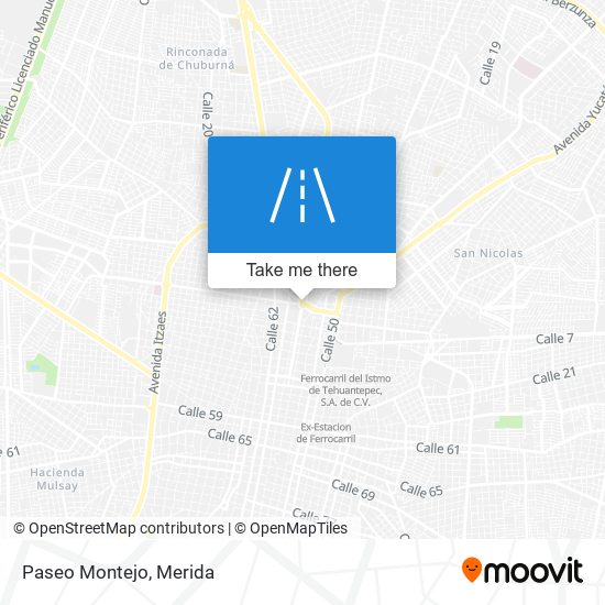 Paseo Montejo map