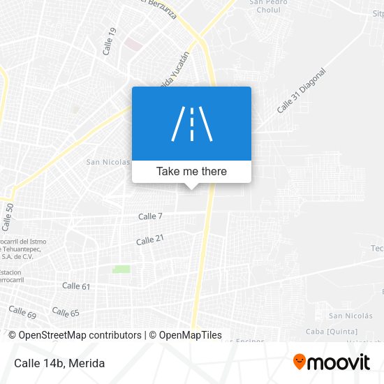 Mapa de Calle 14b