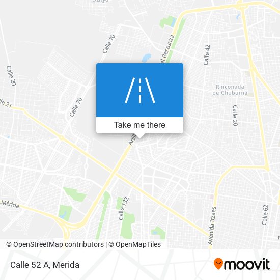 Calle 52 A map