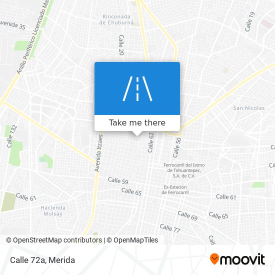 Calle 72a map