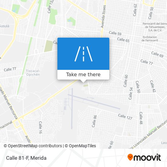 Calle 81-F map