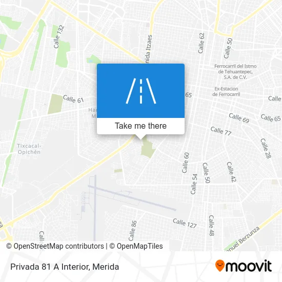 Privada 81 A Interior map